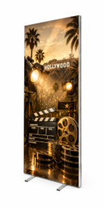 Portable ledframe Hollywood thema beurswand