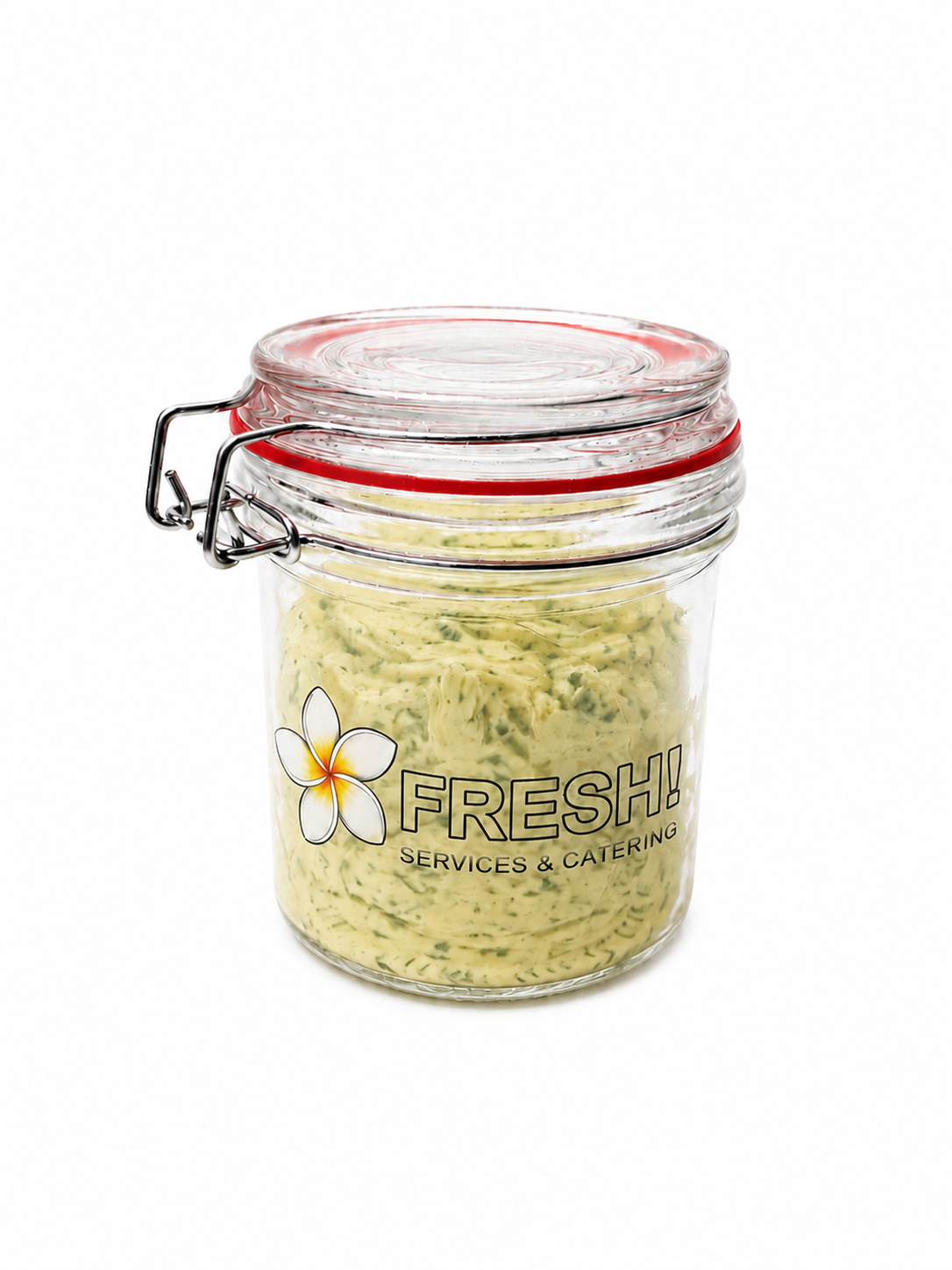 weckpot kruidenboter Weckpot verse eigengemaakte kruidenboter 250 ml - Afbeelding 1