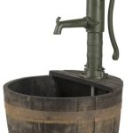 Wijnvat met pomp country western thema